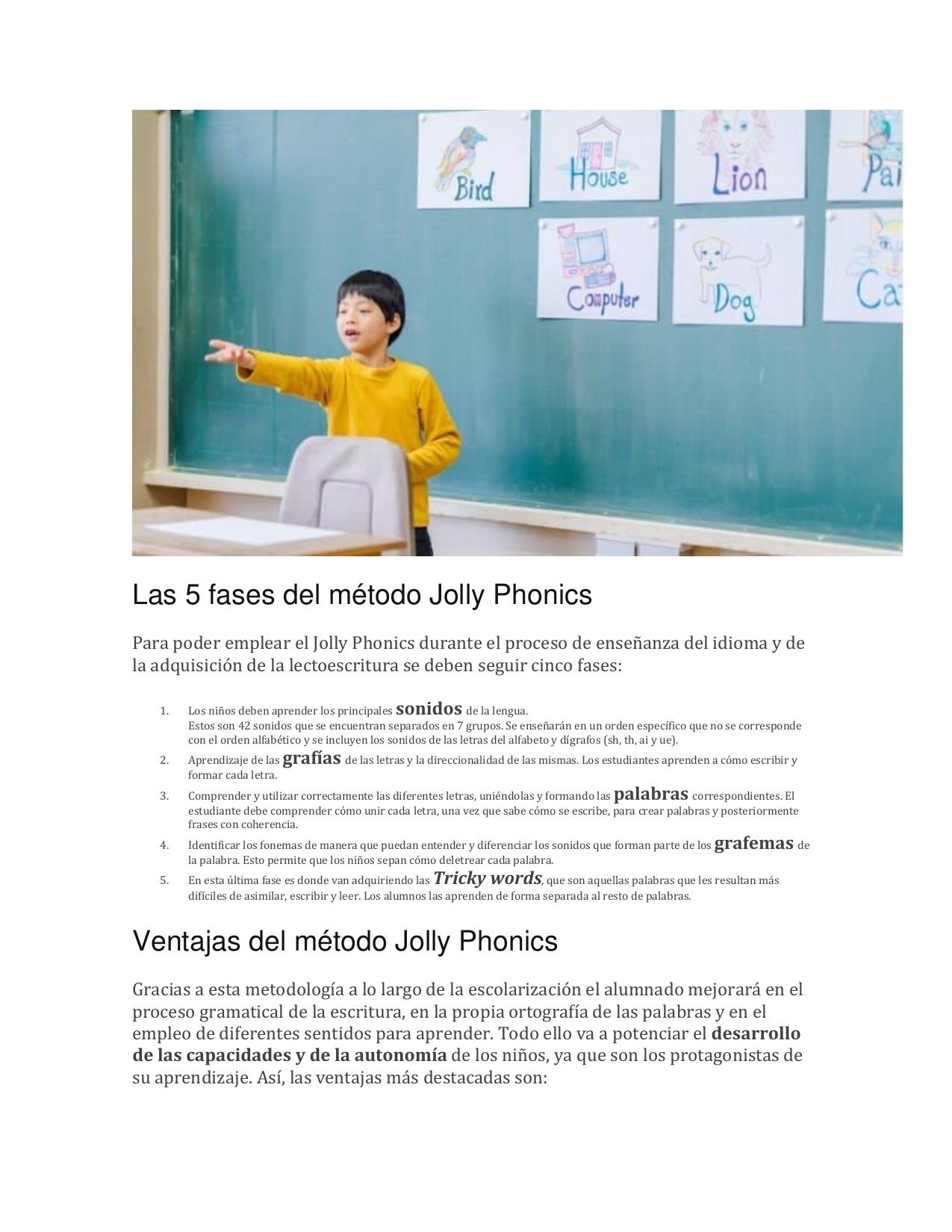 Jolly Phonics Method — Pages 2