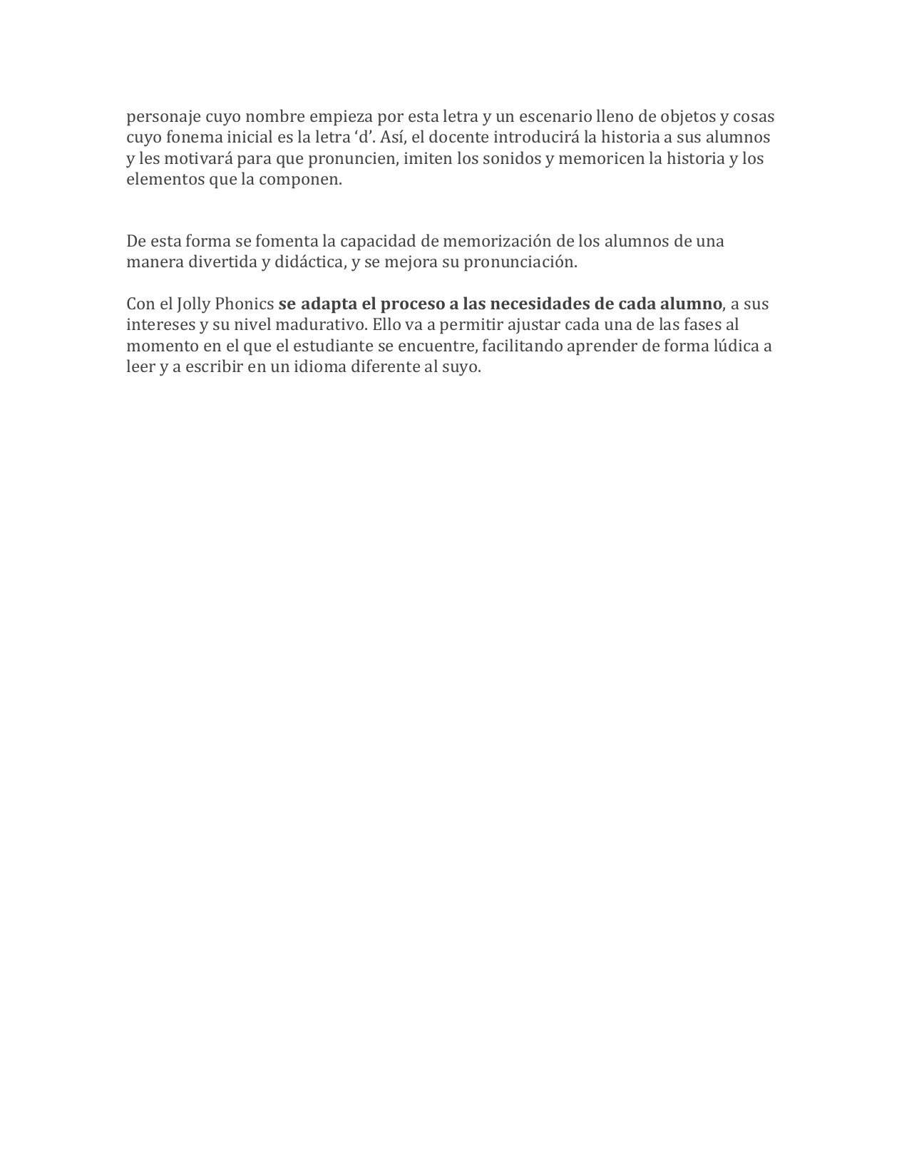 Jolly Phonics Method — Pages 4